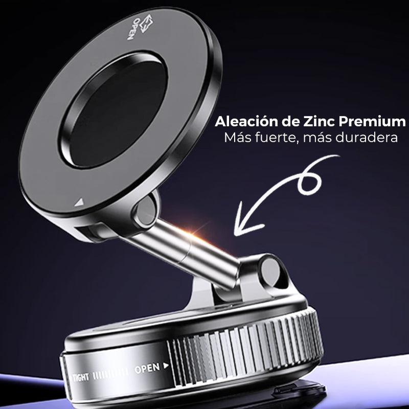 Moonval Vacuum Magnetic Car Phone Mount, Hands-Free Suction Holder with 360° Rotation
