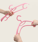 Moonval Non-Slip Space-Saving Hangers, Rainbow Color Clothes Hangers for Closet Organization