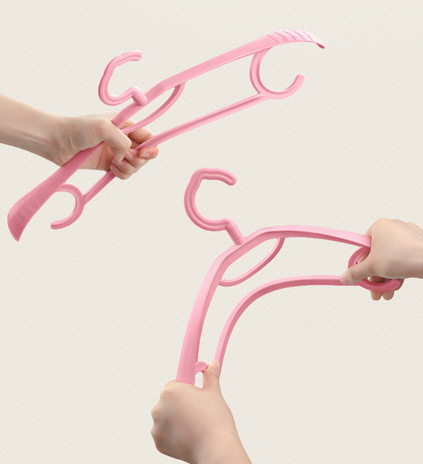 Moonval Non-Slip Space-Saving Hangers, Rainbow Color Clothes Hangers for Closet Organization