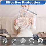 Moonval Vacuum Storage Bags, 6-Pack Compression Bags with USB Electric Pump for Clothes & Bedding