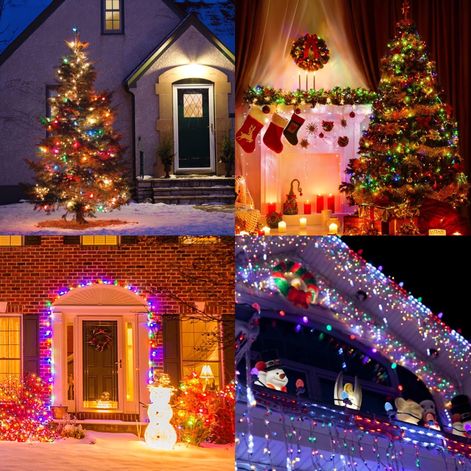 Moonval Fairy String Lights, 100 LED 40 ft Plug-In Twinkle Lights with Remote & Timer, Multicolor