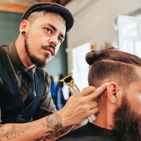 Moonval Professional Hair Clipper, Cordless Rechargeable Beard & Hair Trimmer with Precision Blades