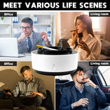 Moonval Portable Smoke Air Purifier, Rechargeable Desktop Smoke Extractor for Home, Office & Travel