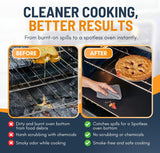 Moonval Heavy Duty Oven Liner, 17 x 75 Inch Non-Stick Reusable Heat-Resistant Mat