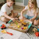 Moonval Plastic Storage Bins, Clear Stackable Containers with Lids for Crafts & Home Storage