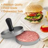 Moonval Burger Press Set, Aluminum Hamburger Patty Maker with 150 Non-Stick Patty Papers