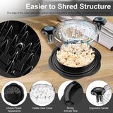 Moonval Chicken Shredder Tool, Large Twist Meat Shredder with Brush & Fork for Chicken, Pork & Beef