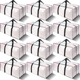 Moonval Moving Bags, 6-Pack Extra Large Heavy-Duty Storage Totes with Backpack Straps & Zippers