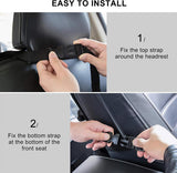 Moonval Backseat Car Organizer, Seat Protector with Tablet Holder & Multi-Pocket Storage for Kids