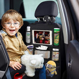 Moonval Backseat Car Organizer, Seat Protector with Tablet Holder & Multi-Pocket Storage for Kids