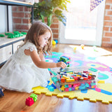 Moonval Plastic Storage Bins, Clear Stackable Containers with Lids for Crafts & Home Storage