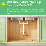 Moonval Under Sink Organizer, 3-Tier Height-Adjustable Sliding Metal Cabinet Shelf for Kitchen & Bathroom