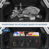 Moonval Collapsible Car Trunk Organizer, Large Waterproof SUV & Sedan Storage Bin