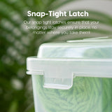 Moonval Board Game Storage Containers, Clear Organizers with Snap-Tight Lids & Built-In Handles