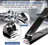 Moonval 23-Piece Manicure Set, Stainless Steel Nail Clippers & Grooming Kit with Travel Case