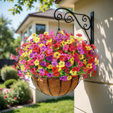 Moonval Artificial Daisy Flowers, 24 Bundles UV-Resistant Faux Outdoor Plants for Home & Garden Decor