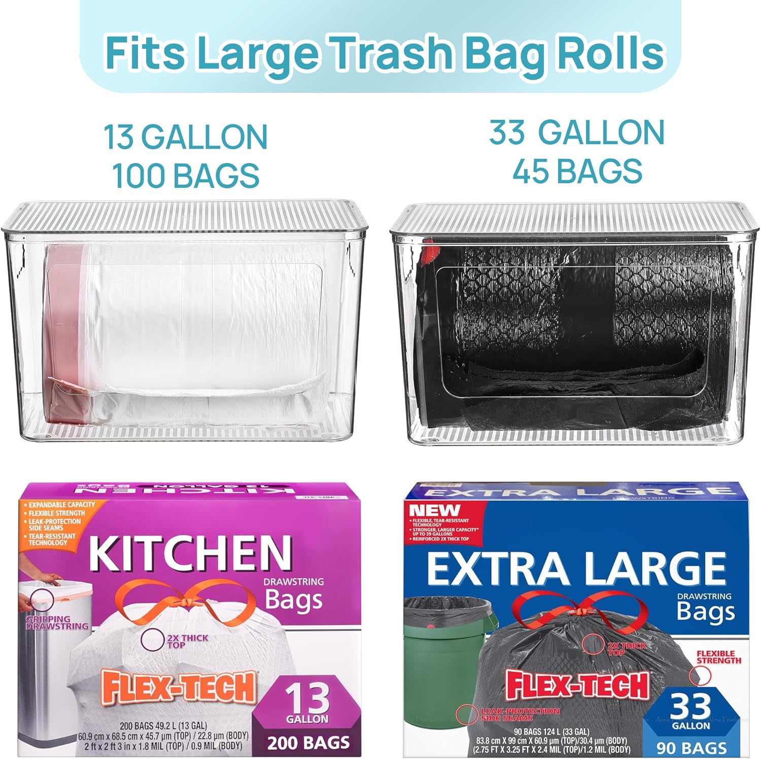 Moonval Plastic Storage Bins, 6-Pack 32 Qt Clear Stackable Containers with Lids for Home Organization