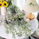 Moonval Artificial Hanging Plant, Faux Greenery for Bathroom, Wall Shelf & Home Decor
