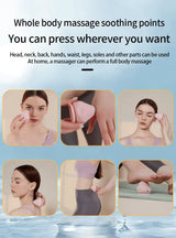 Moonval Electric Massage Ball, Portable Fascia Massager for Deep Tissue Muscle Relaxation