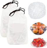 Moonval Reusable Food Freshness Bags, Elastic Bowl Covers for Fruit & Food Storage