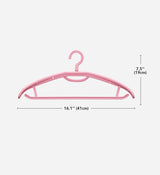 Moonval Non-Slip Space-Saving Hangers, Rainbow Color Clothes Hangers for Closet Organization