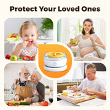 Moonval Portable Food Cleaner, Waterproof Ultrasonic Fruit & Vegetable Washer for Kitchen & Travel