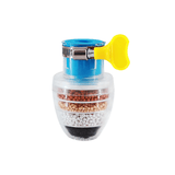 Moonval Faucet Water Filter, Multi-Layer Activated Carbon Tap Purifier with Universal Clamp