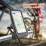 Moonval Waterproof Bike Phone Holder, Touchscreen Bicycle & Motorcycle Handlebar Mount