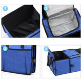 Moonval Car Trunk Organizer, Foldable Multi-Compartment Storage Box with Carry Handles