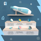 Moonval LED Baby Nail Trimmer Set, Electric Nail File Kit with Safe Grooming Attachments for Infants & Kids