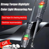 Moonval 2-in-1 Magnetic Screwdriver Set, High-Torque Precision Screwdriver with Voltage Detector
