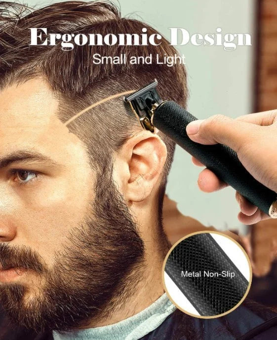 Moonval Cordless Hair Clipper, Rechargeable Wireless Hair & Beard Trimmer for Home & Travel