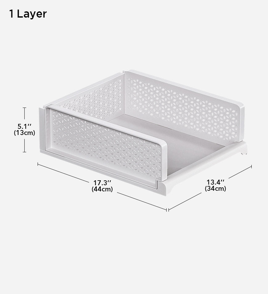Moonval Stackable Storage Baskets, Foldable Closet Organizers for Clothes, Toys & Home Storage