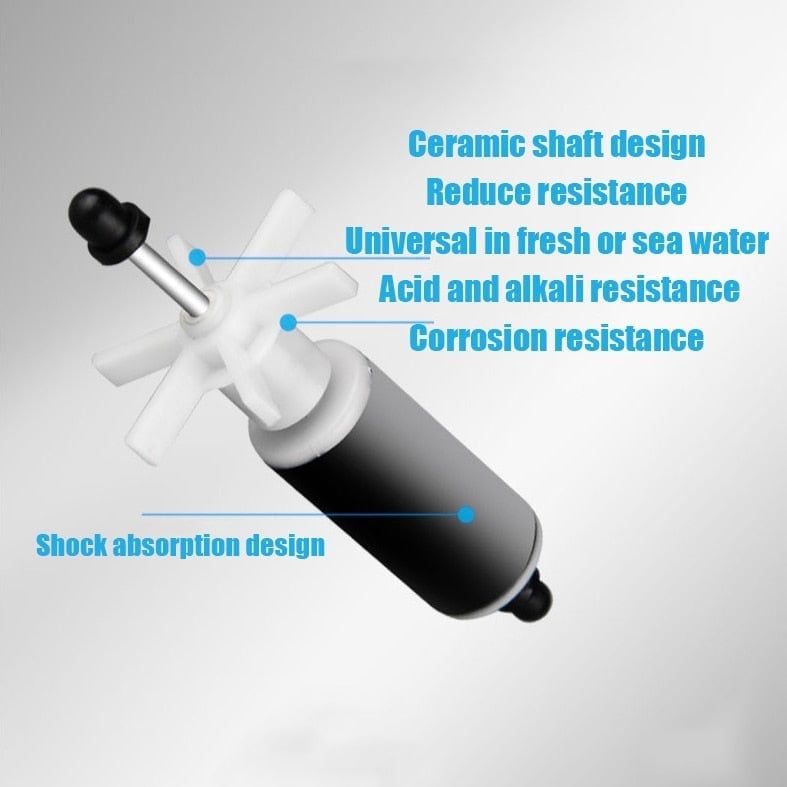 Moonval Submersible Aquarium Water Pump, Quiet Adjustable Pump for Fish Tanks, Fountains & Ponds