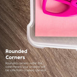 Moonval Board Game Storage Containers, Clear Organizers with Snap-Tight Lids & Built-In Handles
