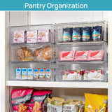 Moonval Stackable Storage Drawers, Clear Acrylic Organizer Bins for Bathroom, Kitchen & Closet