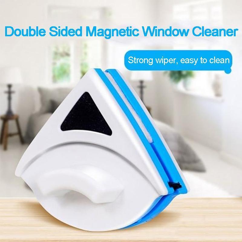 Moonval Magnetic Window Cleaner, Double-Sided Glass Cleaning Tool for Single & Double Glazed Windows