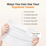 Moonval Reusable Flat Mop with 4 Microfiber Pads, One-Click Cloth Release and Adjustable Handle