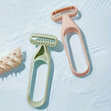 Moonval Reusable Hair Razor, Portable Hair Thinning & Styling Razor for Smooth, Scratch-Free Trimming