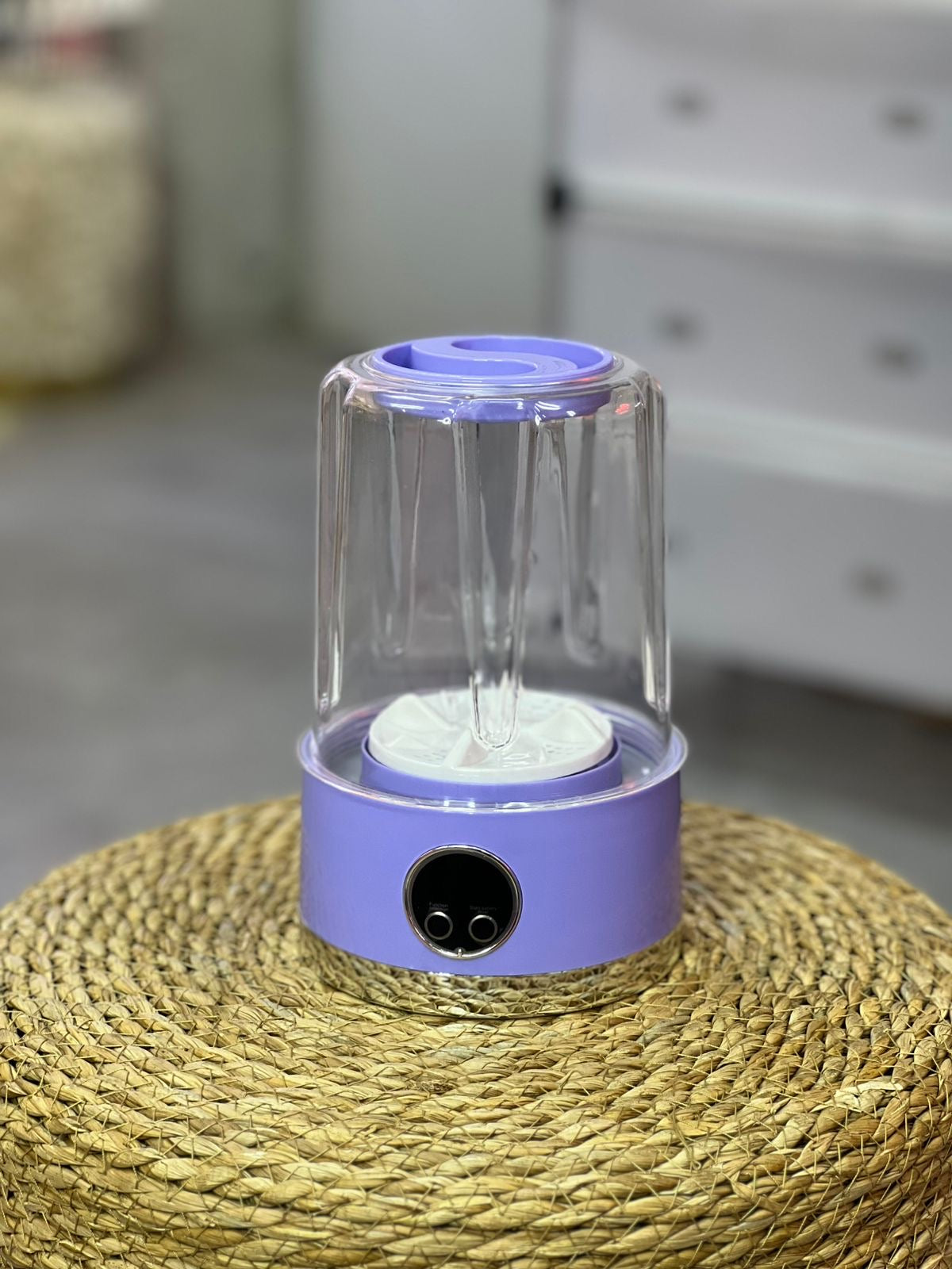 Moonval Portable Mini Washing Machine, USB Rechargeable Compact Washer with Digital Timer