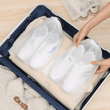 Moonval Reusable Shoe Storage Bags, Drawstring Dustproof Travel Organizer for Shoes