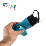 Moonval Collapsible Silicone Water Bottle, Foldable Leakproof Sports Bottle for Travel, Gym & Outdoor Use