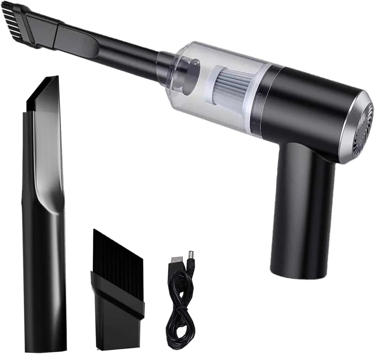 Moonval Mini Car Vacuum Cleaner, Portable Cordless Handheld Vacuum for Car, Home & Office