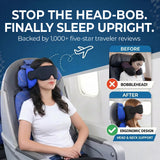 Moonval Travel Sleep System, Portable Inflatable Neck & Head Support Pillow for Travel