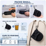 Moonval Travel Sleep System, Portable Inflatable Neck & Head Support Pillow for Travel