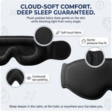 Moonval Travel Sleep System, Portable Inflatable Neck & Head Support Pillow for Travel