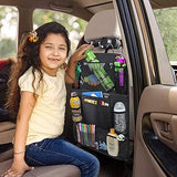 Moonval Car Seat Organizer, Backseat Storage Organizer with Multiple Pockets for Travel & Essentials