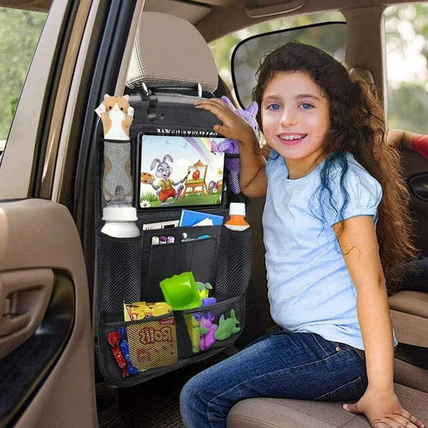 Moonval Car Seat Organizer, Backseat Storage Organizer with Multiple Pockets for Travel & Essentials