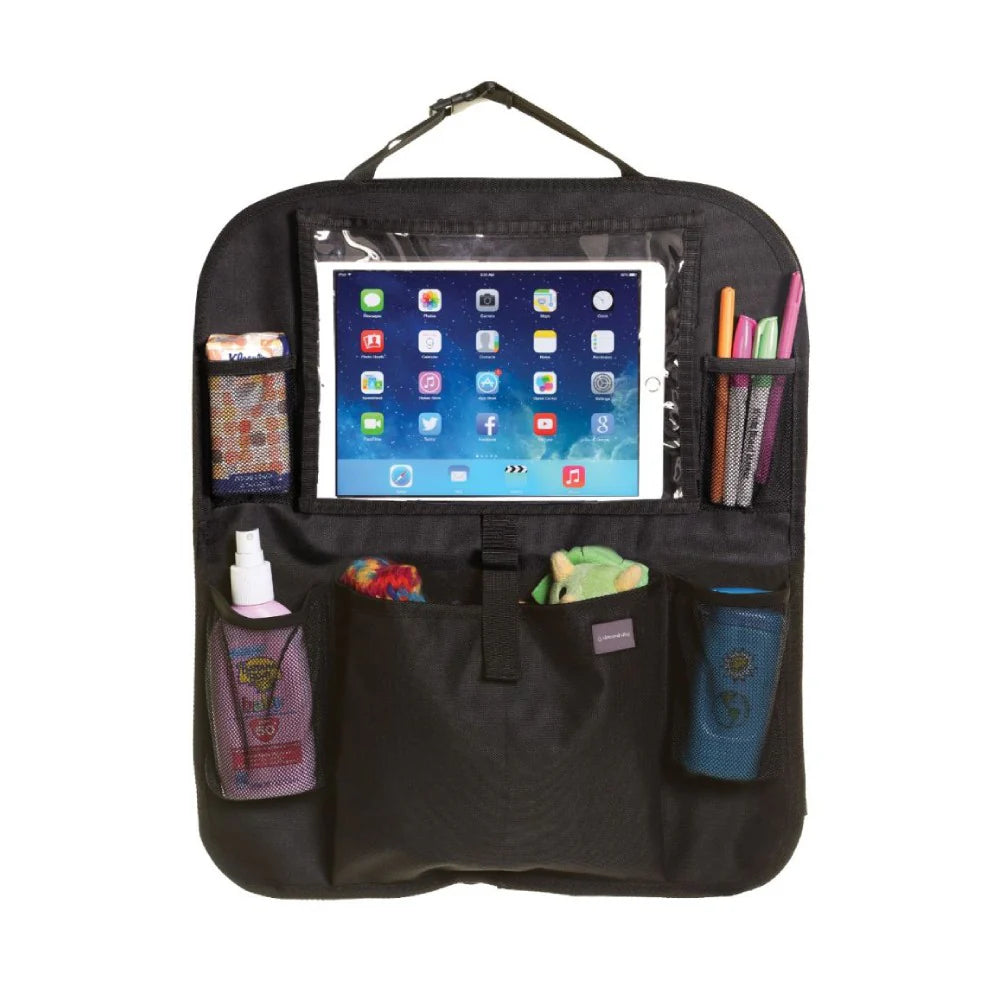 Moonval Car Seat Organizer, Backseat Storage Organizer with Multiple Pockets for Travel & Essentials