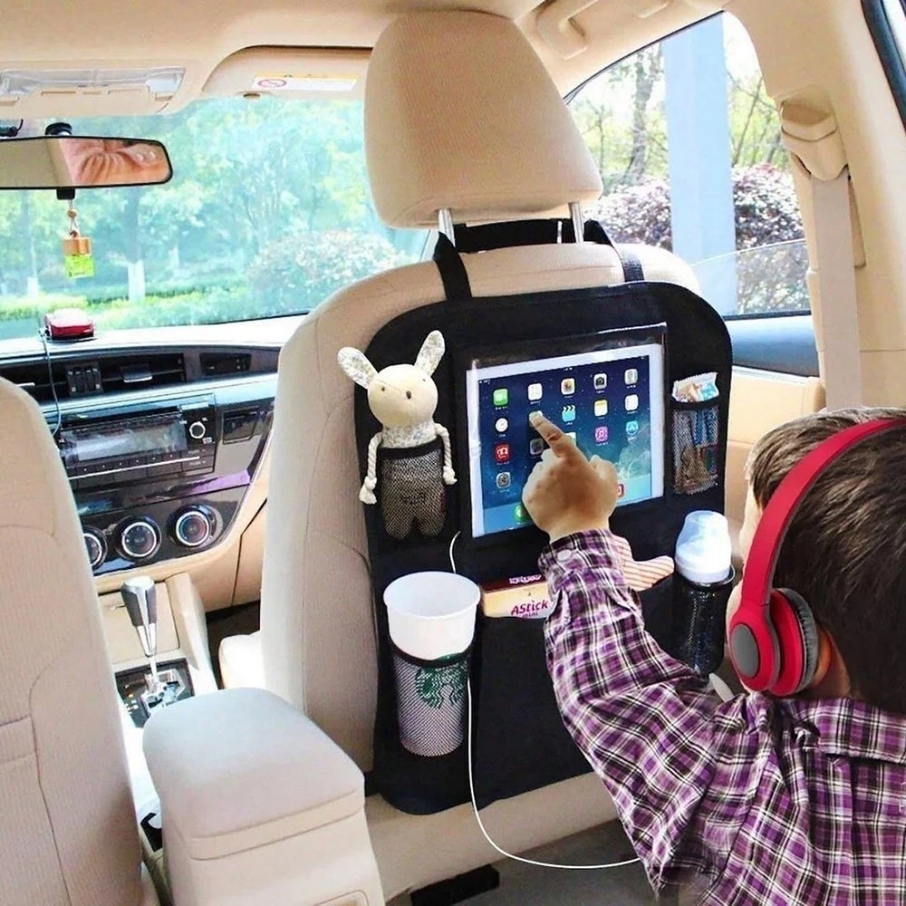 Moonval Car Seat Organizer, Backseat Storage Organizer with Multiple Pockets for Travel & Essentials